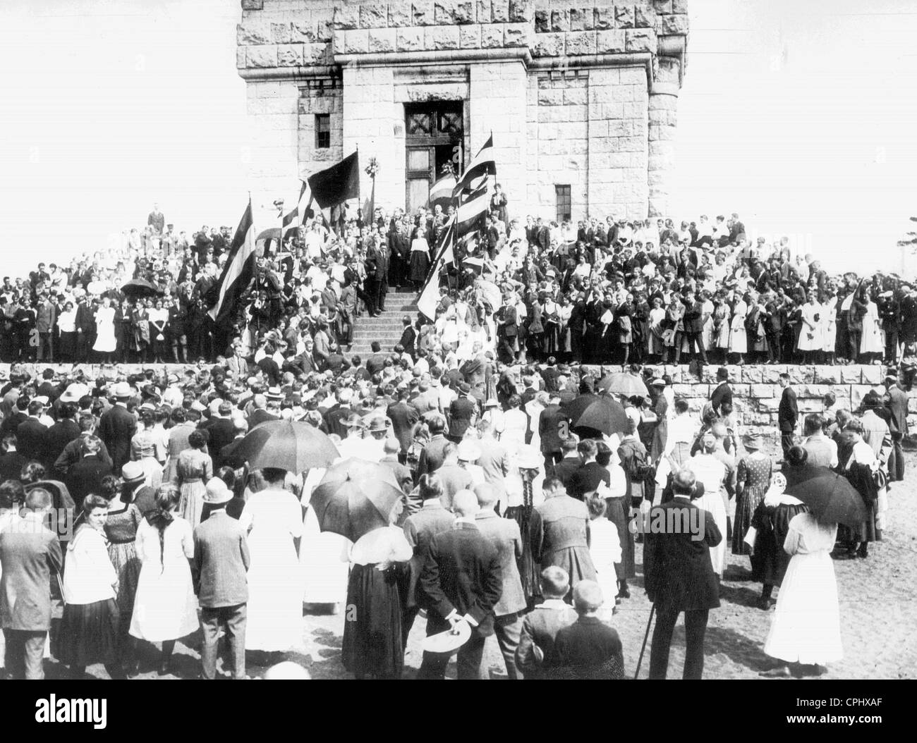 Rally for the eastern regions of Germany 1921 Stock Photo
