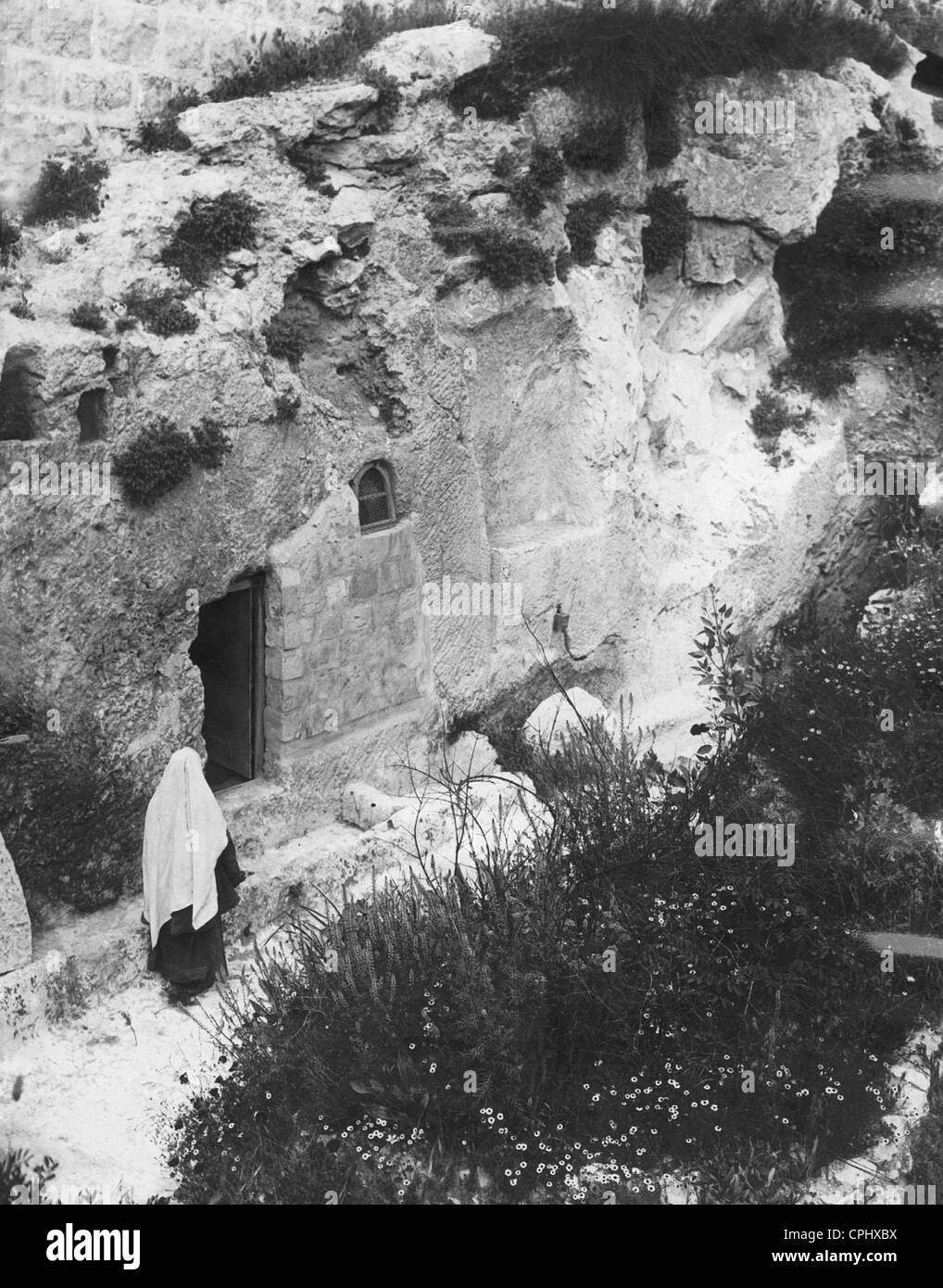 Calvary in Jerusalem, 1928 Stock Photo