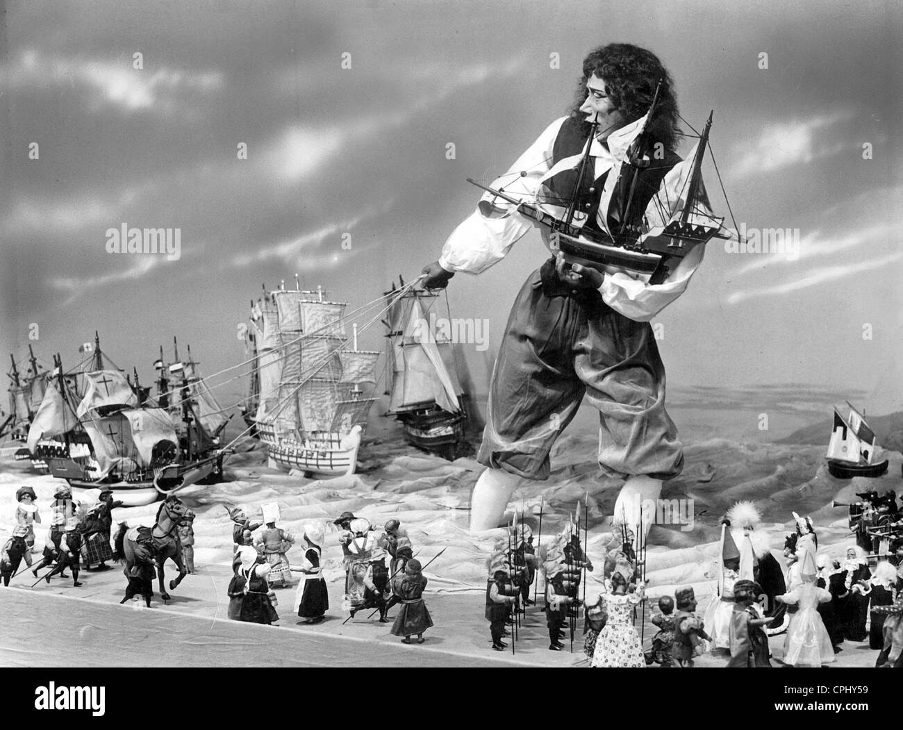 Gulliver among the Lilliputians Stock Photo Alamy