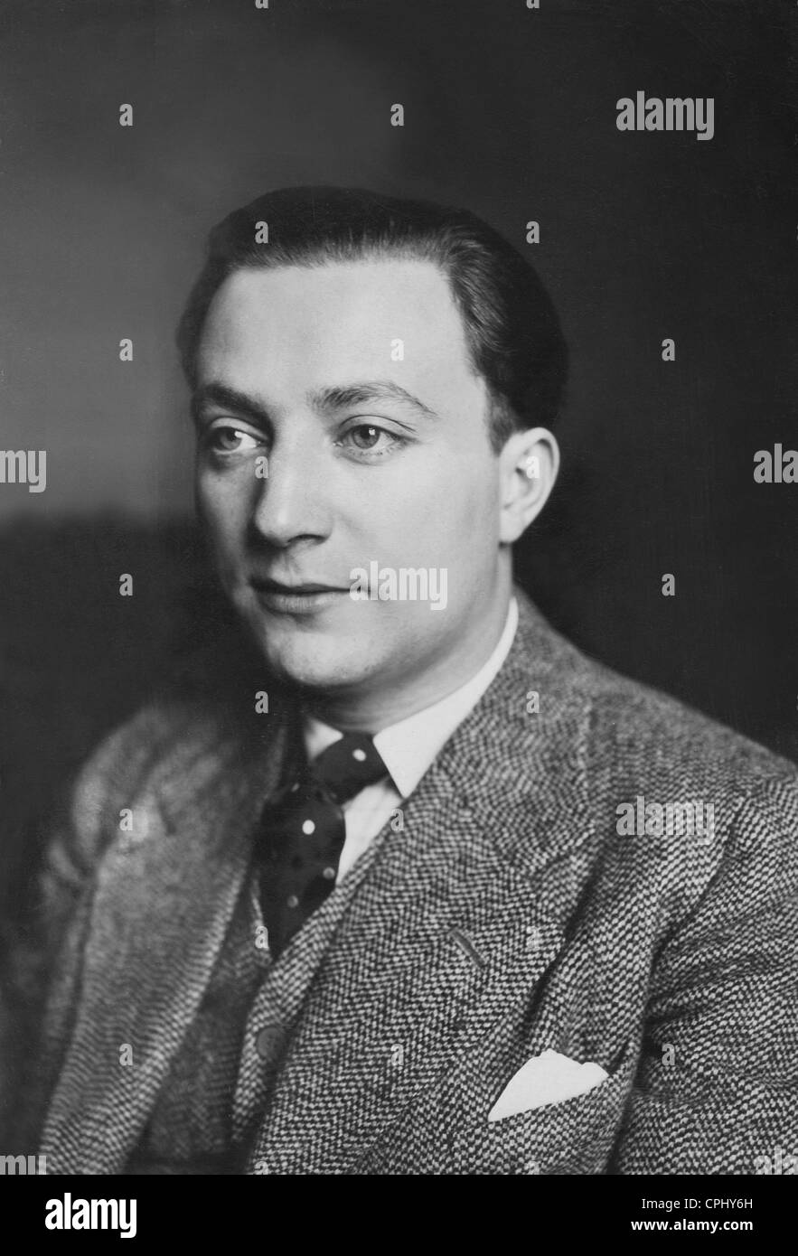 Peter Kreuder, 1935 Stock Photo