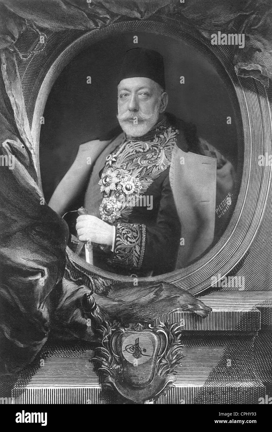 Mehmed V Reshad, 1915 Stock Photo