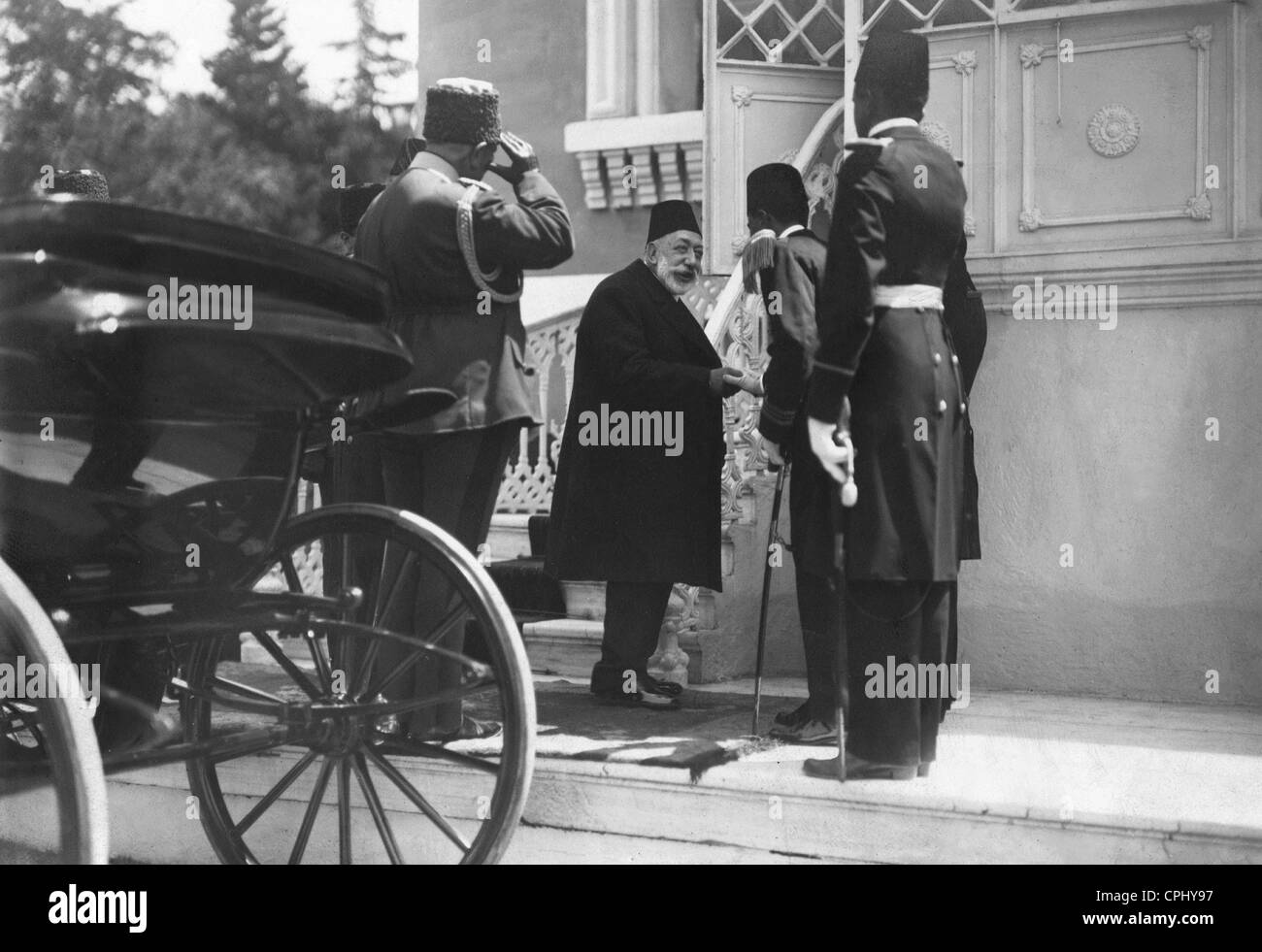 Mehmed V Reshad in Constantinople, 1909 Stock Photo