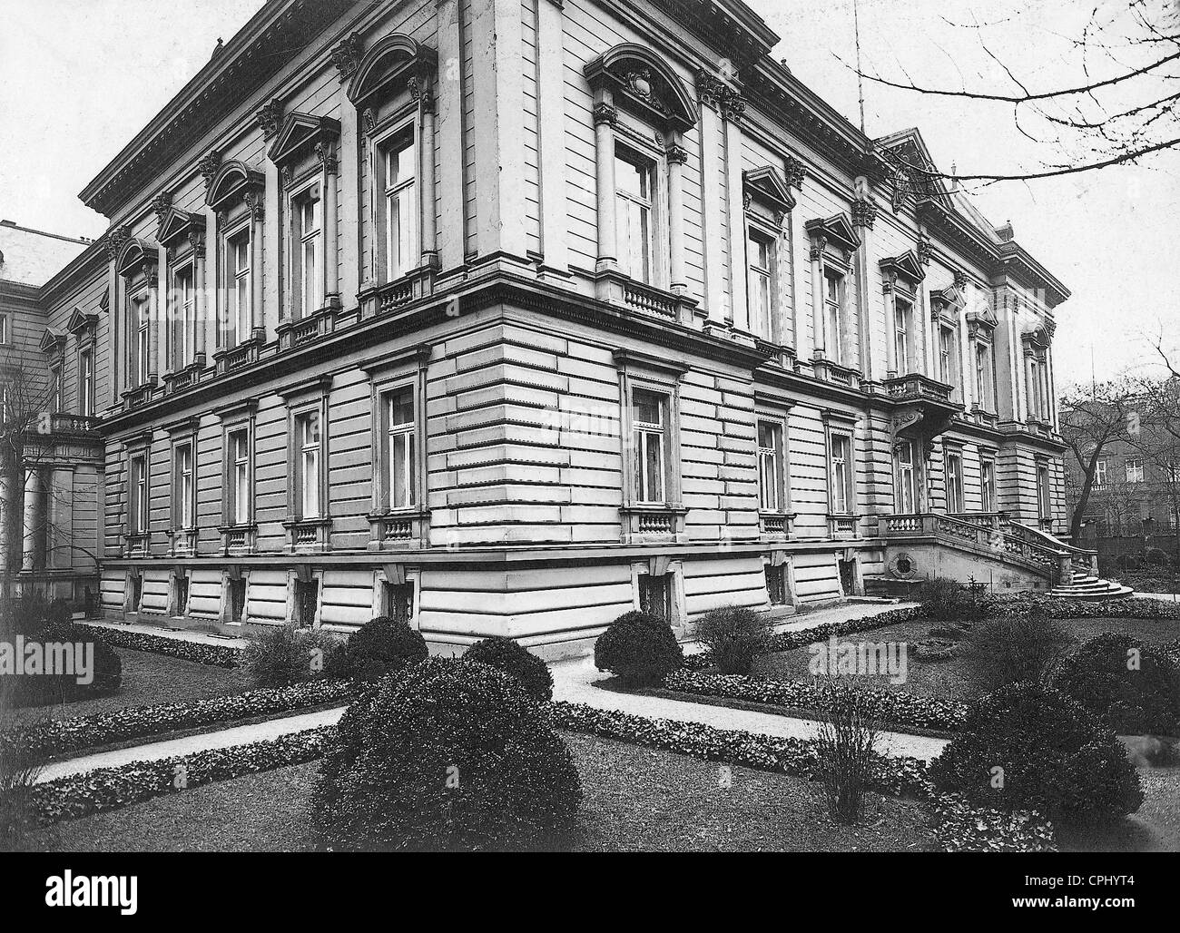 German Embassy in Vienna, 1932 Stock Photo Alamy