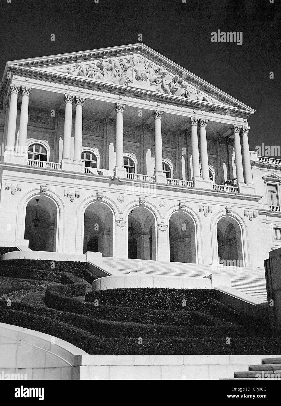Parliament in Lisbon, 1942 Stock Photo Alamy