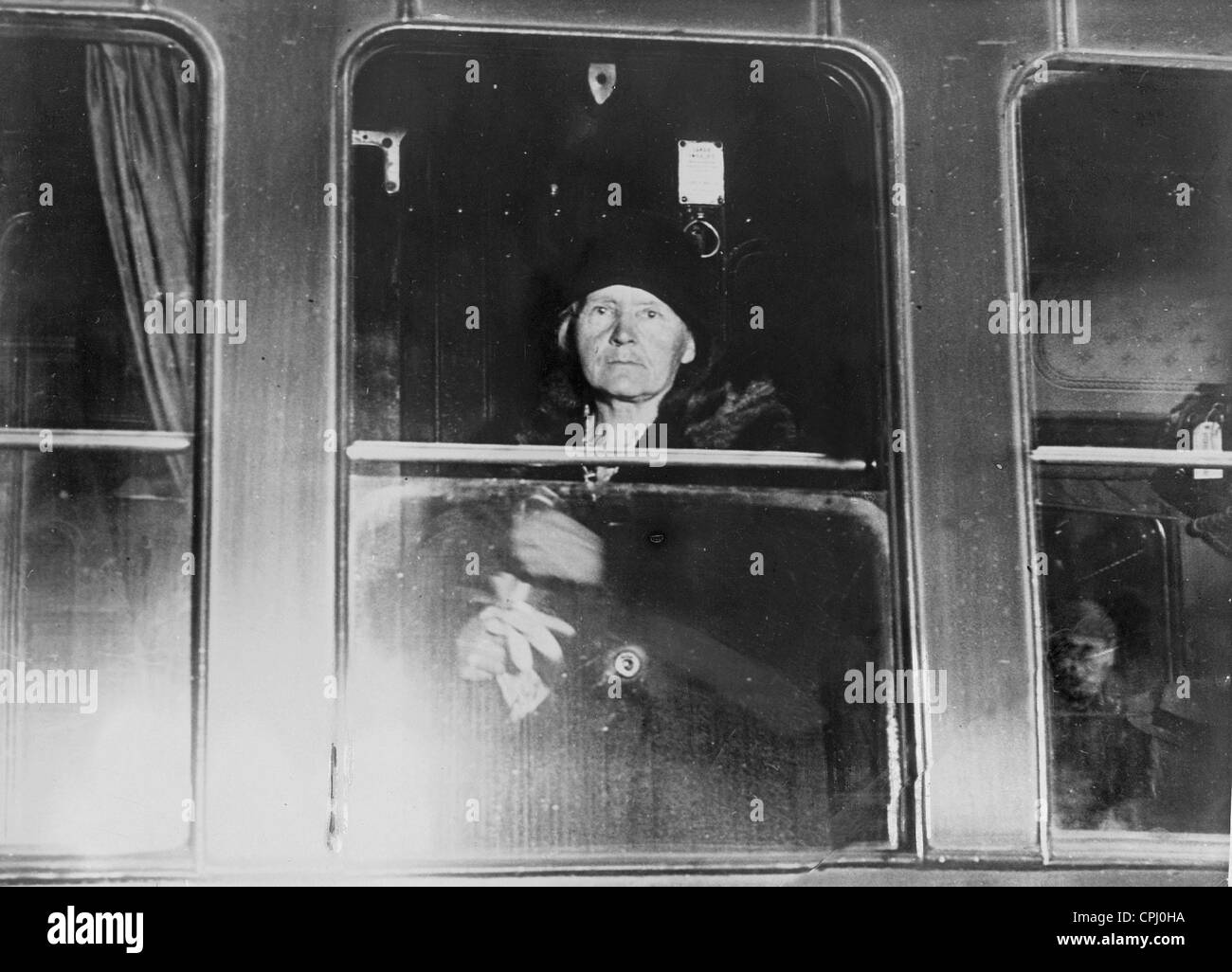 Marie Curie, 1929 Stock Photo