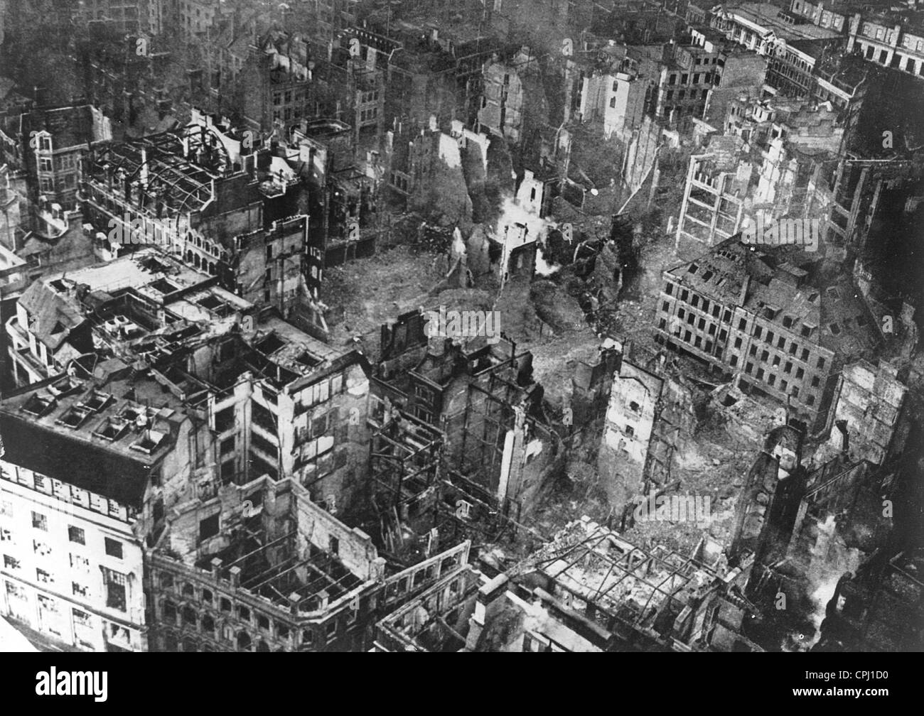 War Damaged London, 1941 Stock Photo