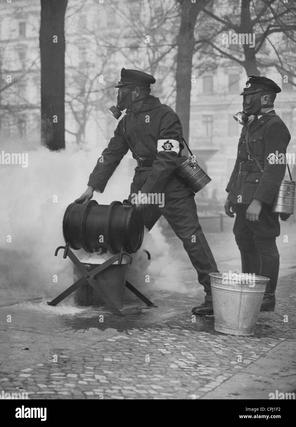 Fire drill in BerlinKreuzberg, 1935 Stock Photo Alamy