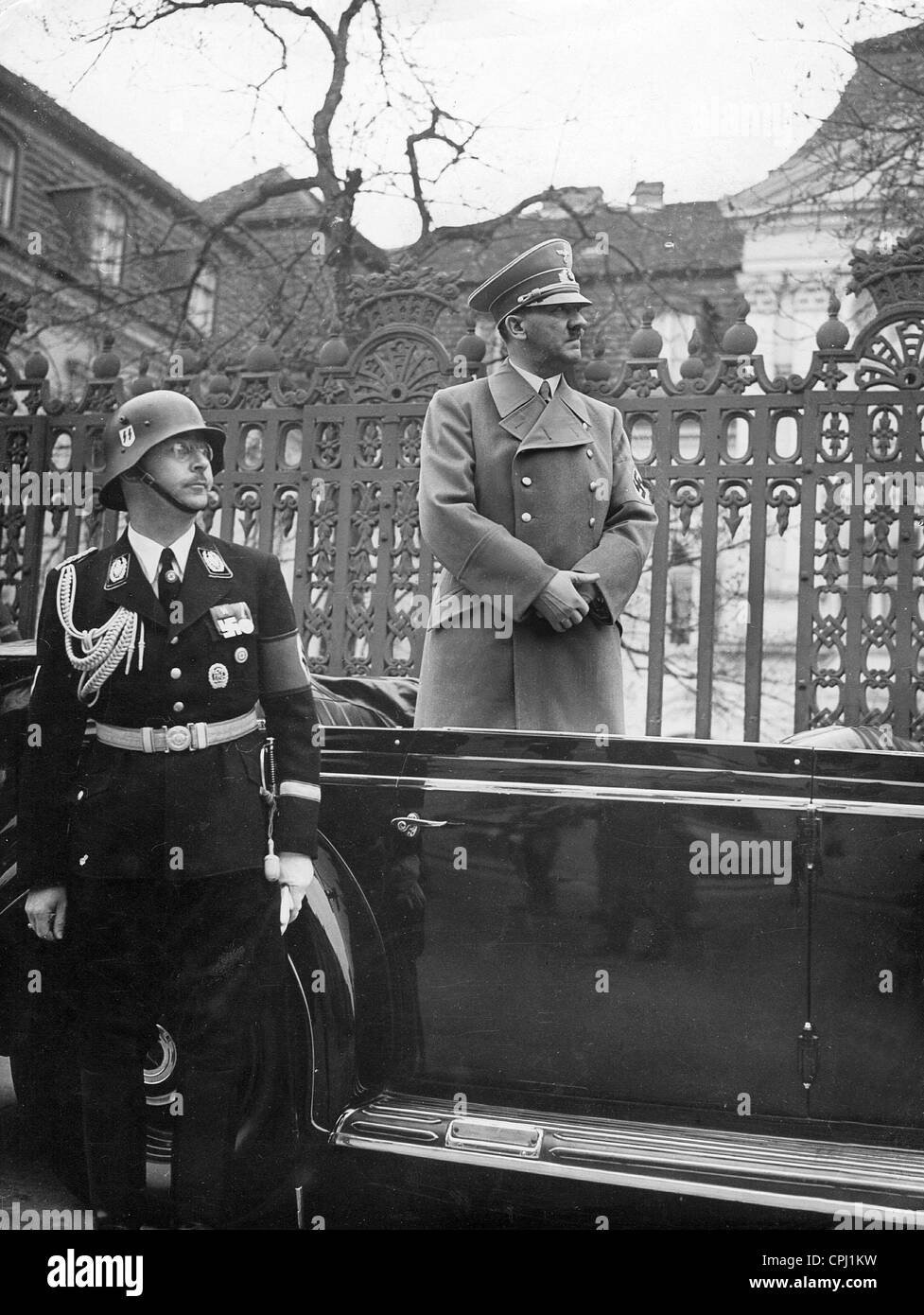 Adolf Hitler and Heinrich Himmler, 1939 Stock Photo