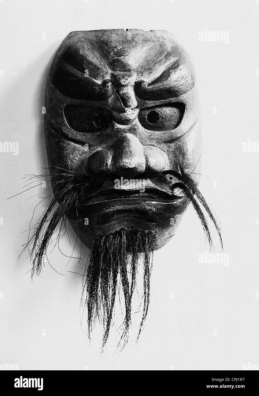 Japanese theater mask, 1930 Stock Photo Alamy