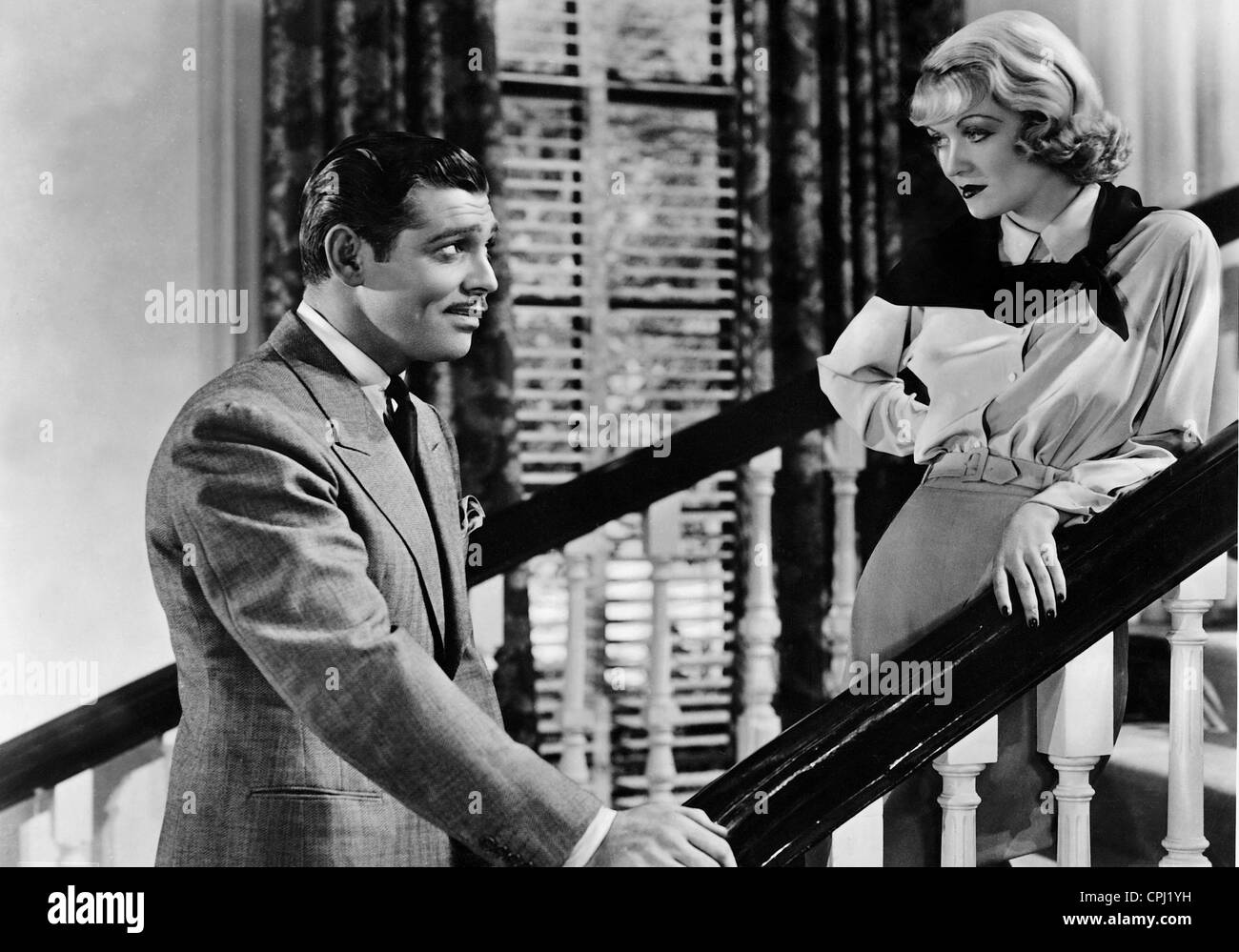 Clark Gable and Constance in 'After Office Hours', 1935 Stock