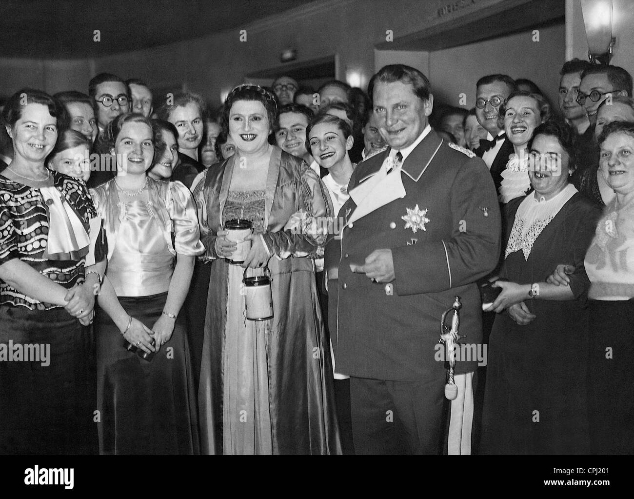 Margarethe Arndt-upper with Hermann Goring, 1934 Stock Photo