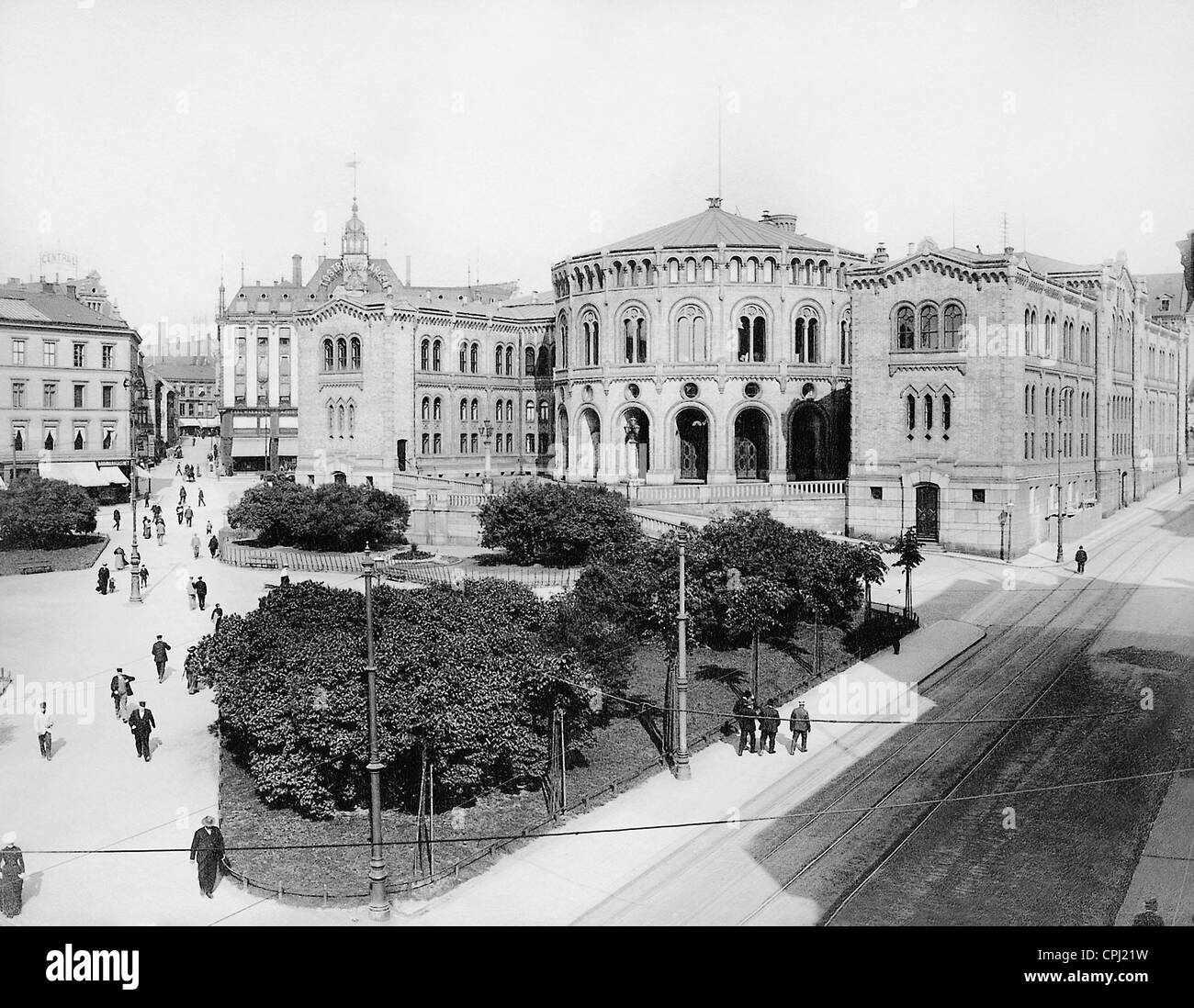 Storting building in Oslo, 1904 Stock Photo - Alamy