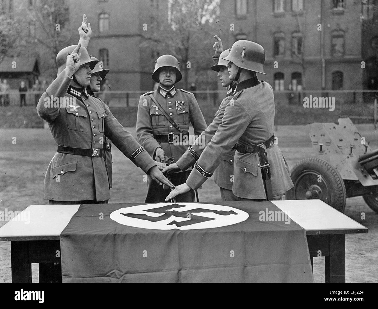 Swearing-in of soldiers of the regiment 'General Goering', 1935 Stock Photo