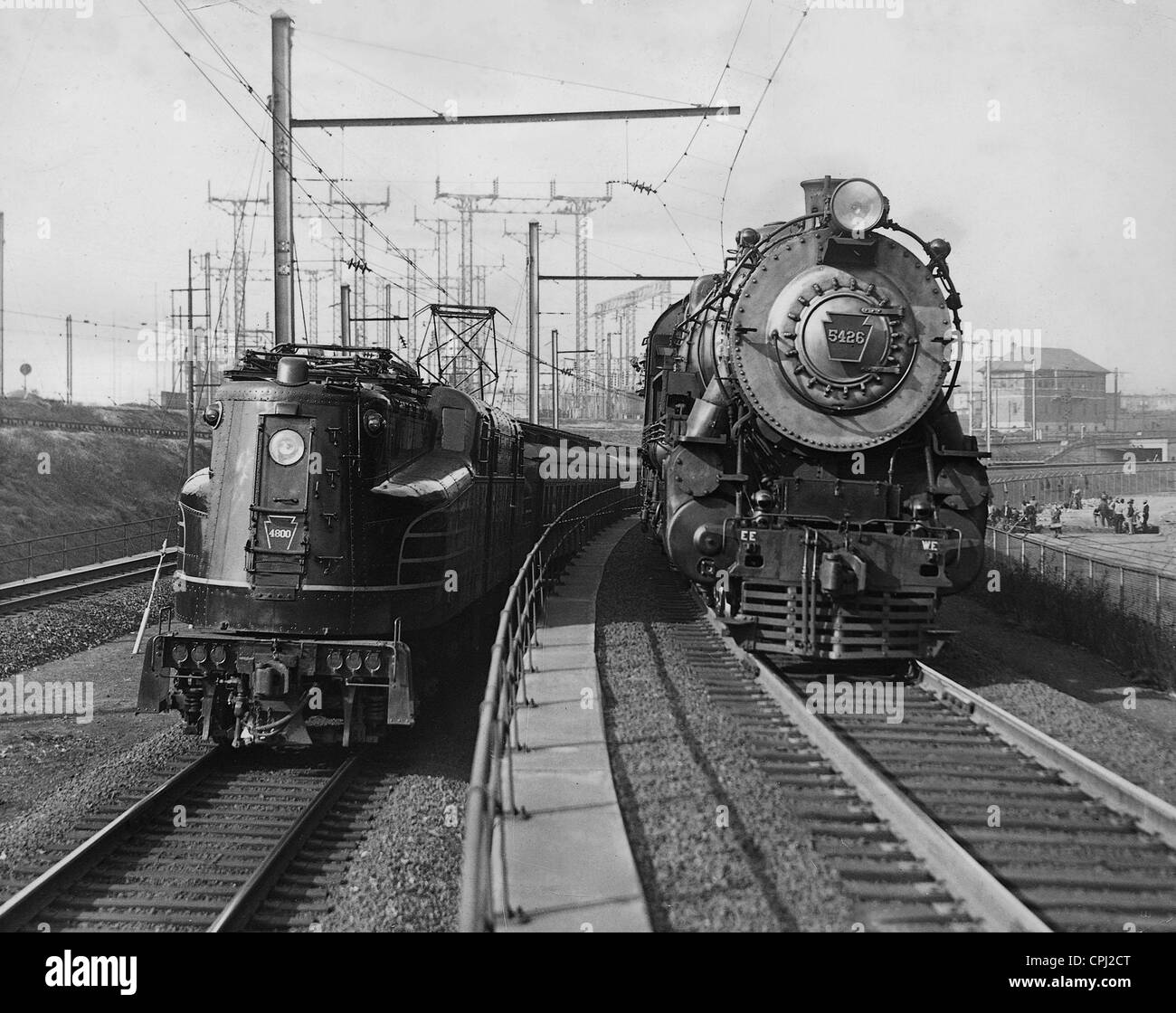 electric steam train