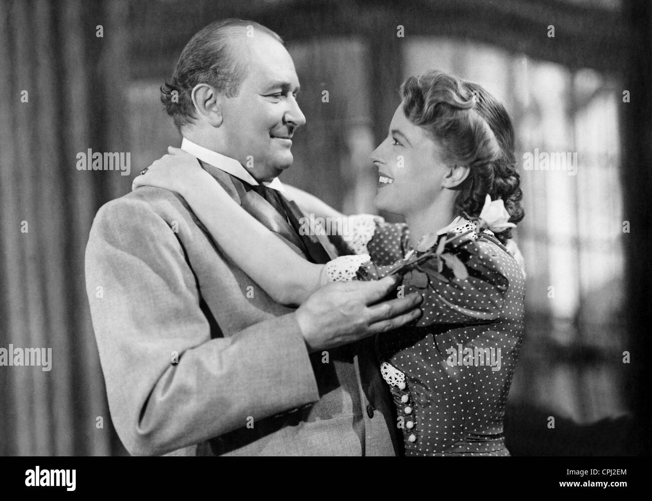 Eugen Kloepfer and Marianne Hoppe in 'Voice of the Heart', 1942 Stock Photo