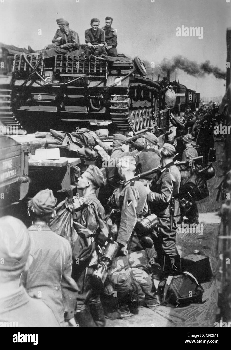 German supply station on the eastern Front, 1942 Stock Photo - Alamy