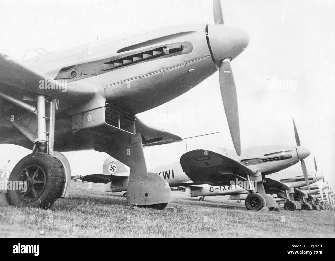 Heinkel He 112 for the Romanian Air Force, 1939 Stock Photo