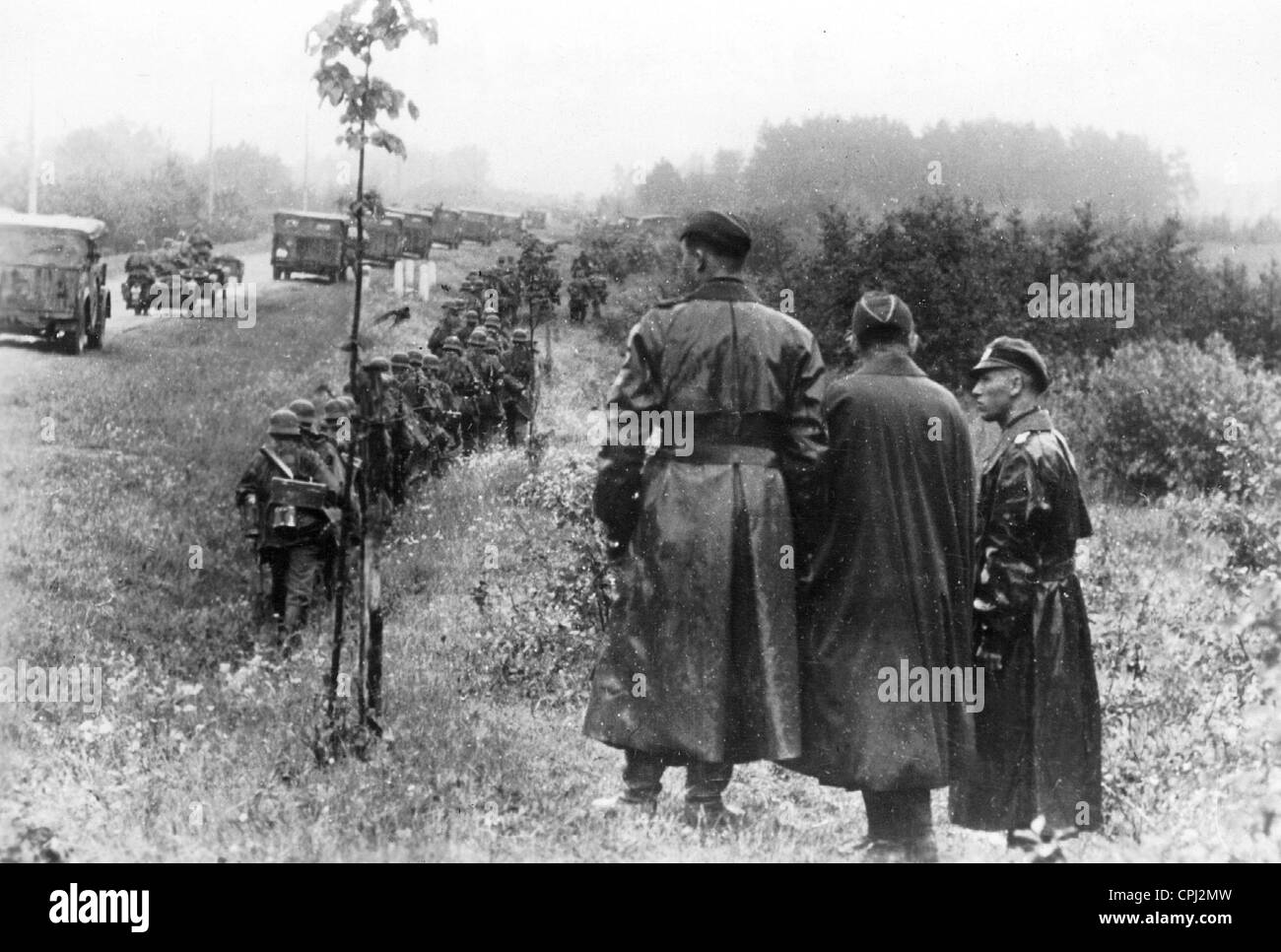 German troops on the eastern Front, 1941 Stock Photo