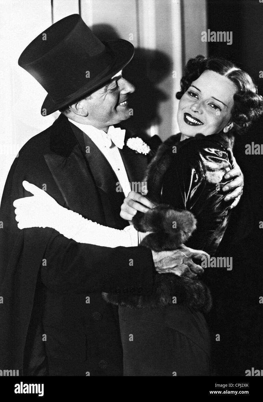 Paul Heidemann and Gina Falckenberg in 'Trio four-way', 1933 Stock Photo