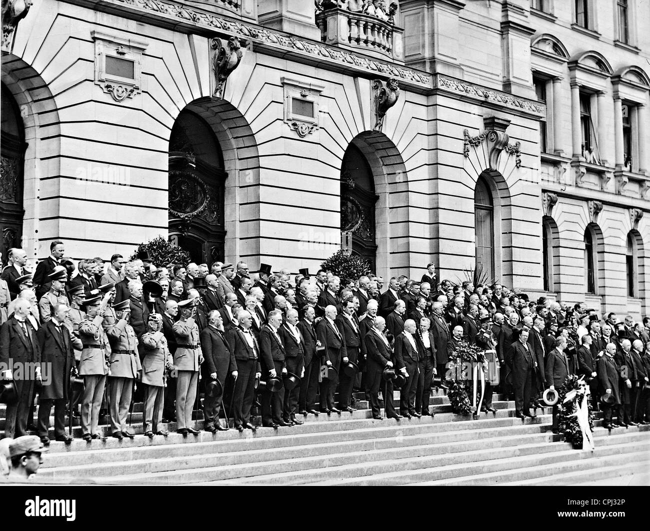 German University Students In Wurzburg 1928 Stock Photo Alamy