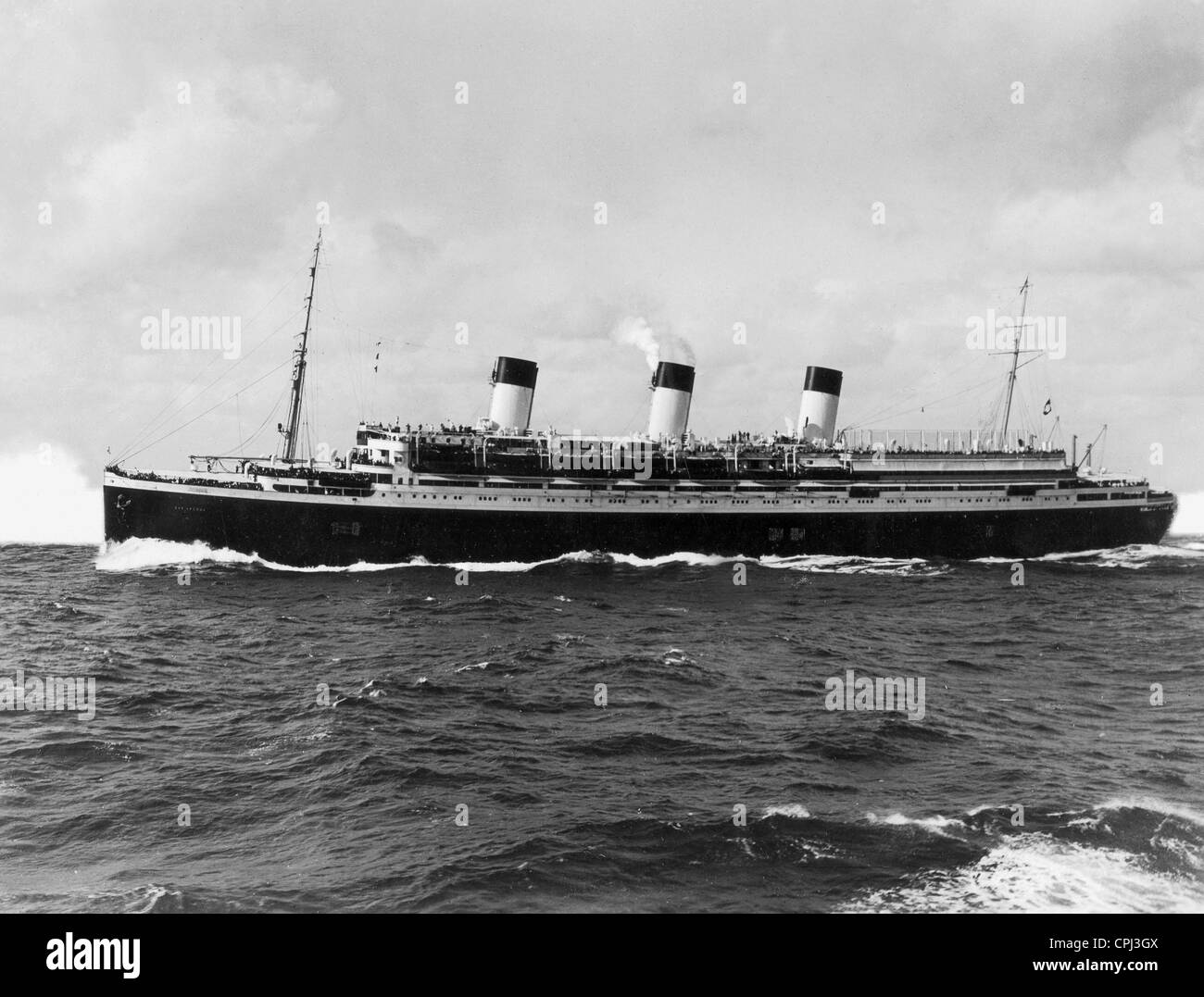 The passenger ship 'Cap Arcona' Stock Photo