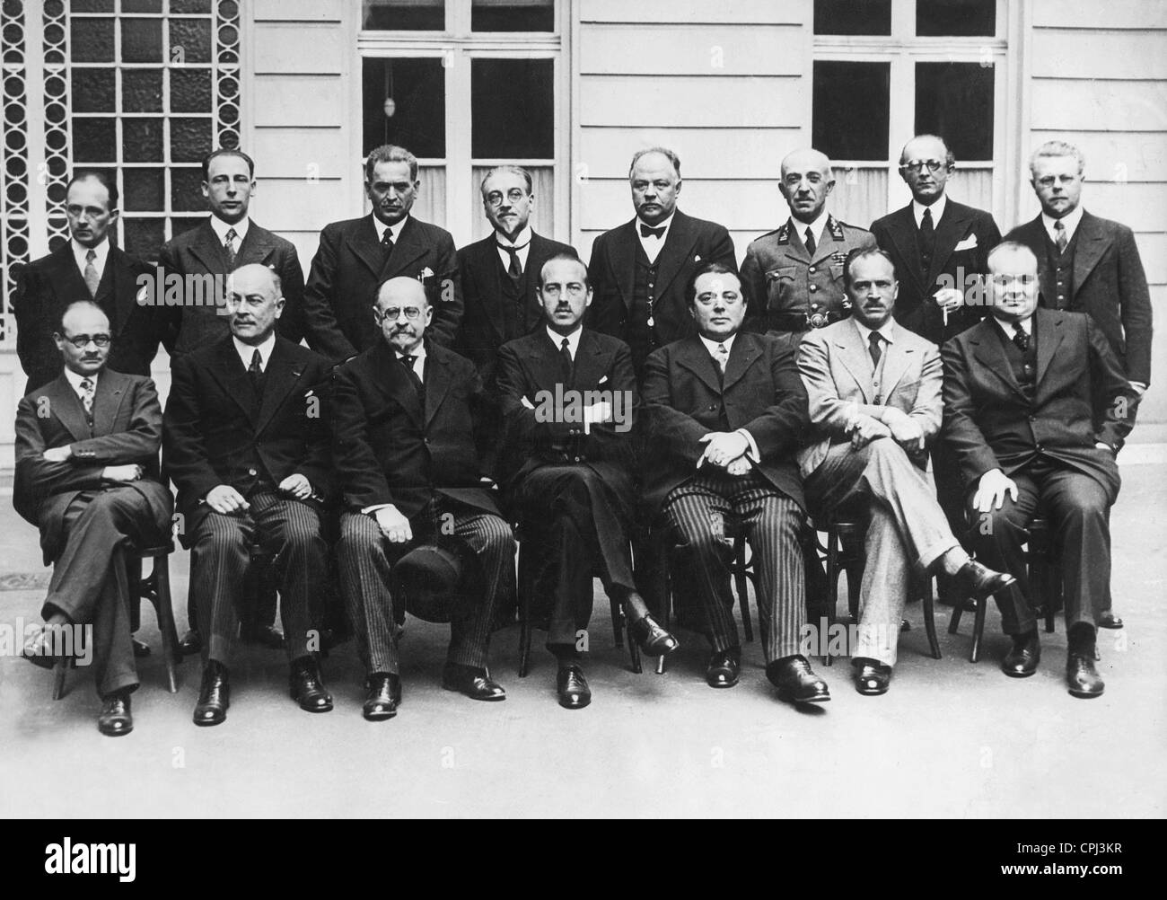 The new Belgian cabinet under the Prime Minister Paul van Zeeland, 1937 ...