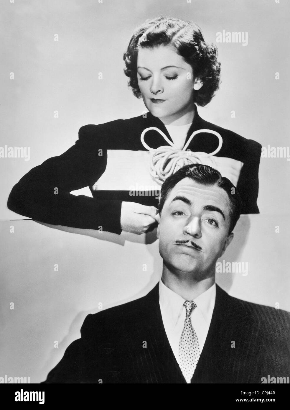 Myrna Loy And William Powell In Double Wedding 1937 Stock Photo