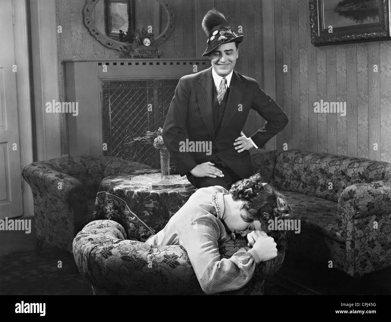 Harry Liedtke in 'Amor auf Ski', 1928 Stock Photo