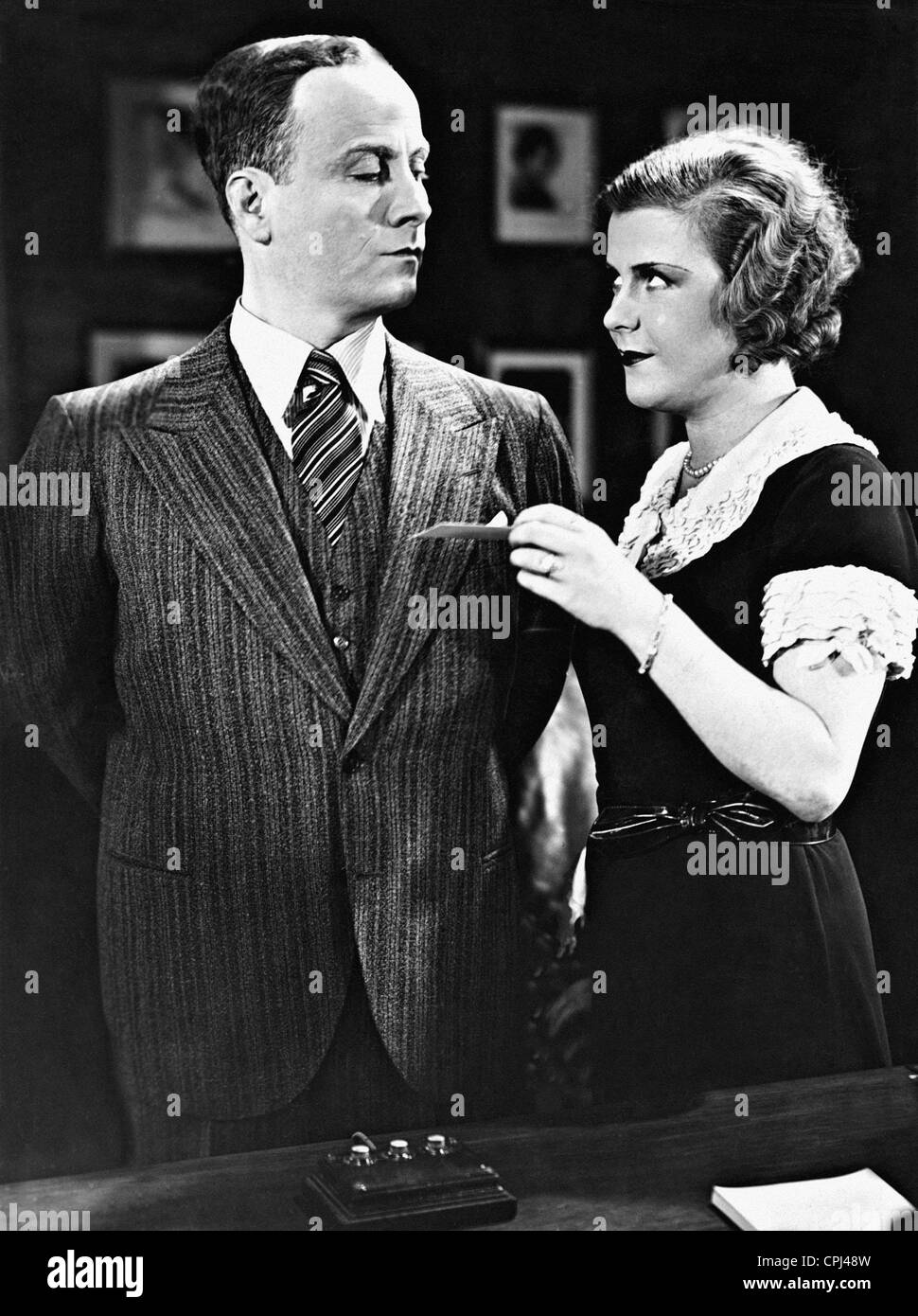 Thimig Hermann and Renate Mueller in 'The Little escapade', 1931 Stock Photo