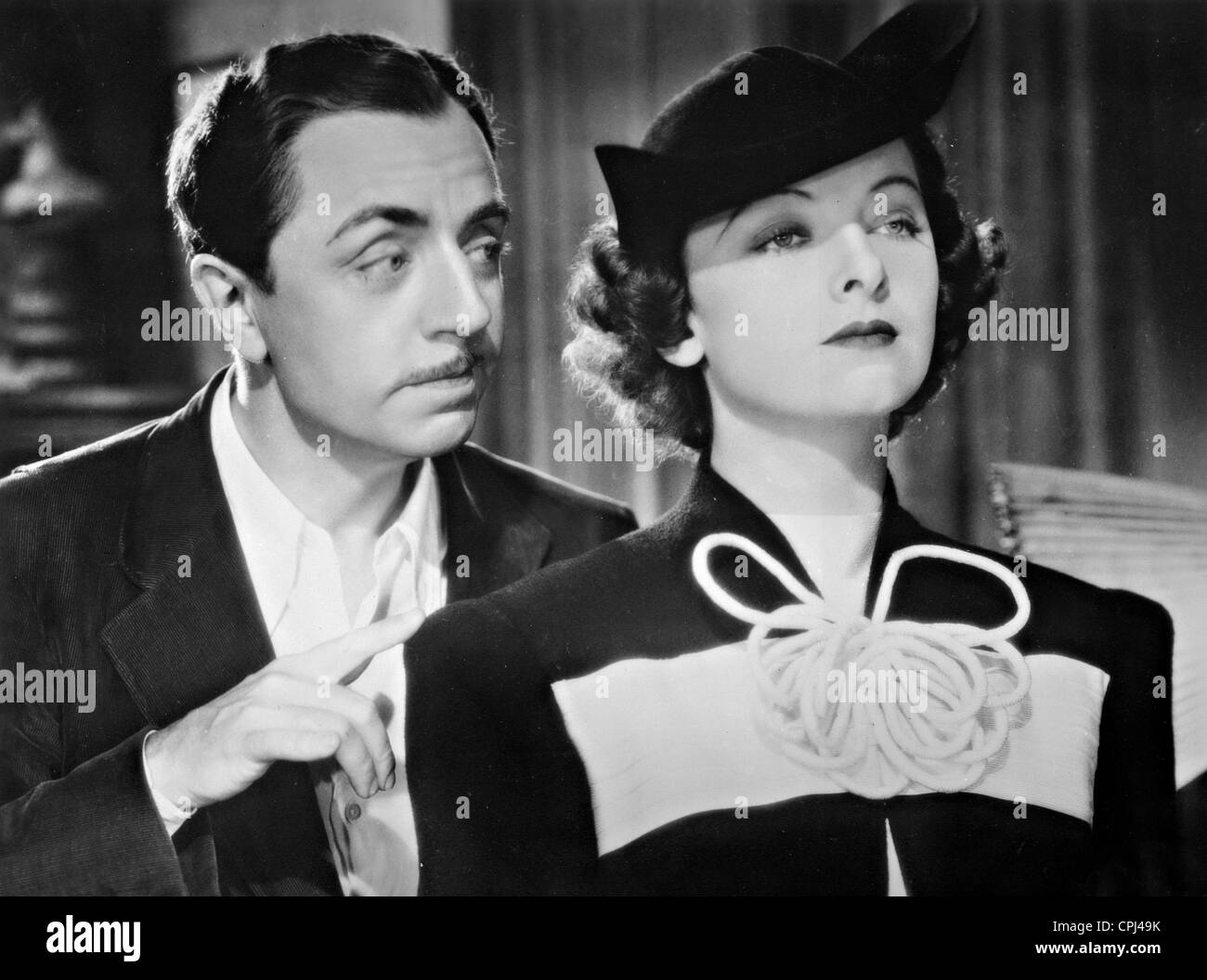 Myrna Loy And William Powell In Double Wedding 1937 Stock Photo