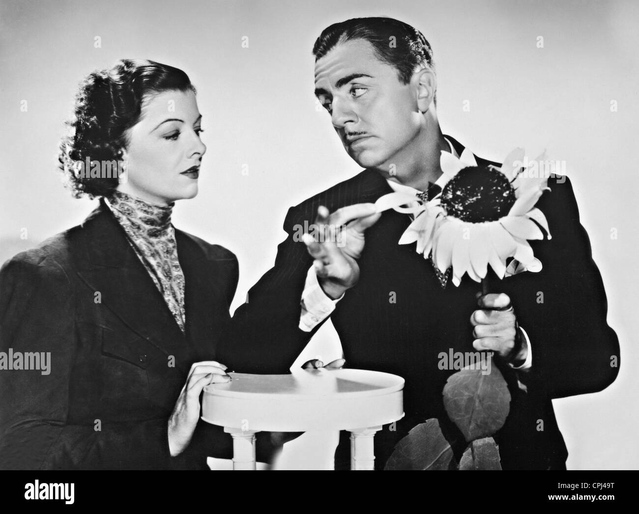 Myrna Loy And William Powell In Double Wedding 1937 Stock Photo