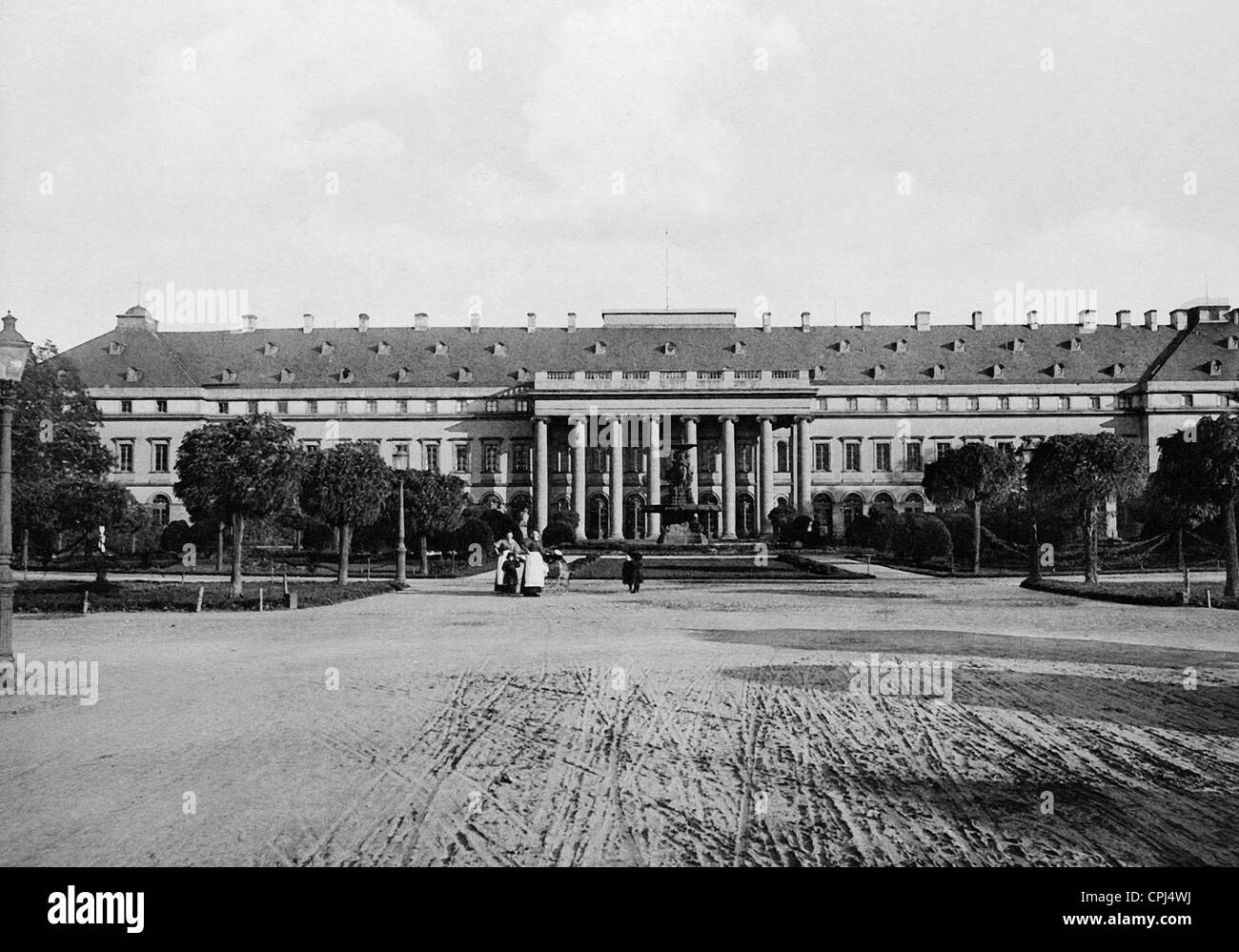 Elector's Palace in Koblenz, 1903 Stock Photo