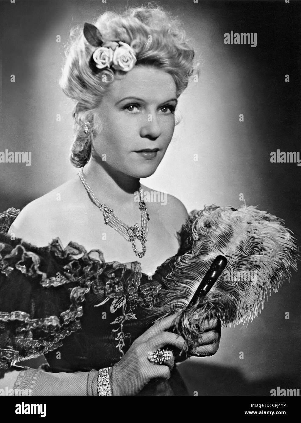 Fita Benkhoff in 'Frau Luna', 1941 Stock Photo