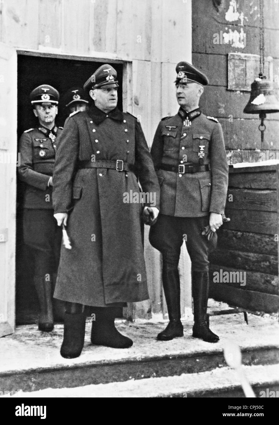 Ernst Busch and Georg-Hans Reinhardt, 1944 Stock Photo