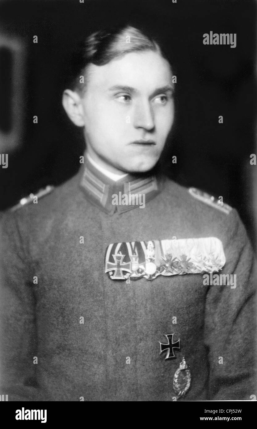 Gerhard Fieseler as a fighter pilot in WWI, 1918 Stock Photo - Alamy