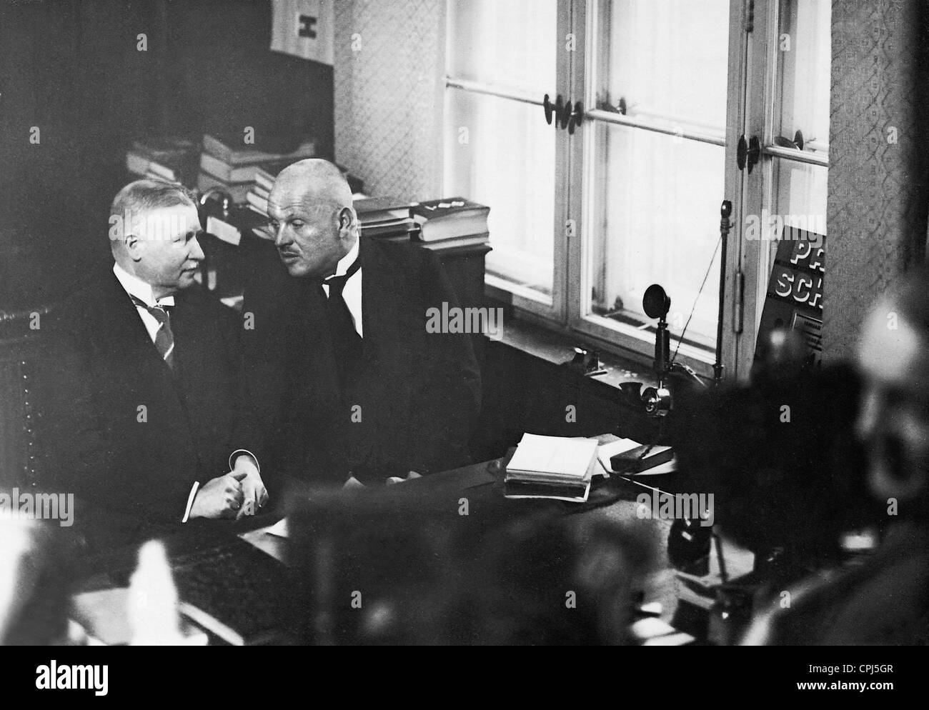 Wilhelm Groener and Otto Gessler, 1928 Stock Photo Alamy