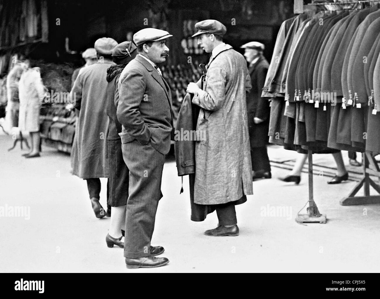 Second hand clothes sale in Paris Stock Photo Alamy