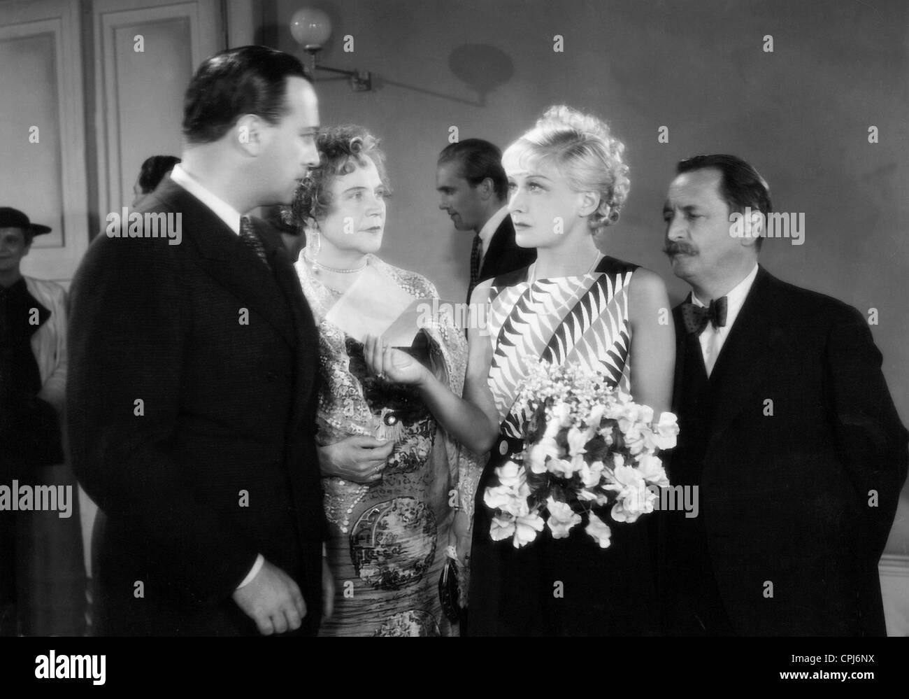 Ivan Petrovich, Margarete Kupfer, Hilde Hildebrand and Hans Moser in 'Polish Blood', 1934 Stock Photo