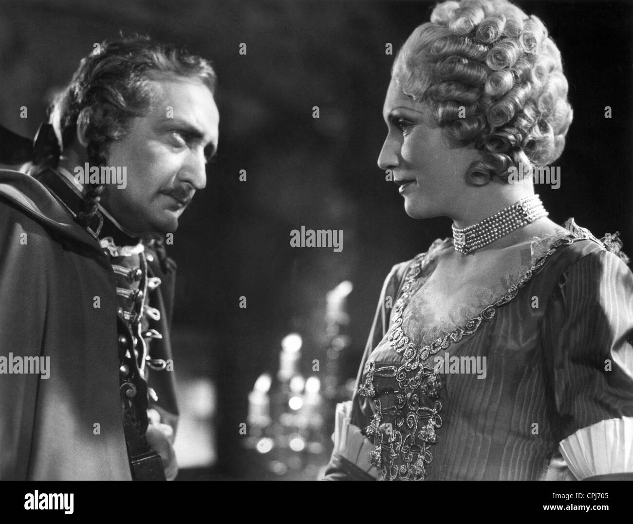 Hans Albers and Hilde Weissner in 'Trenck, der Pandur', 1940 Stock Photo