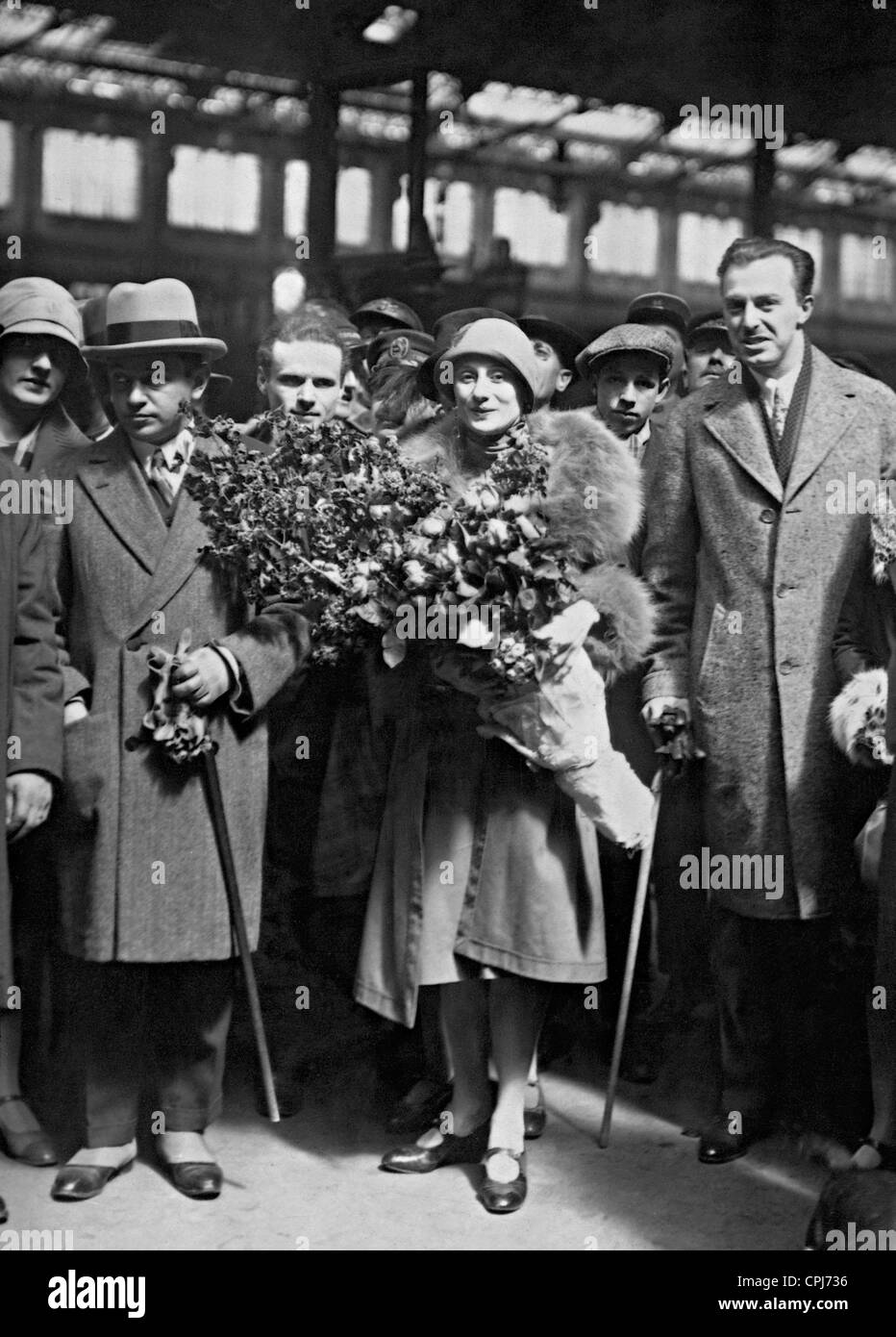 Anna Pavlova in Paris, 1927 Stock Photo