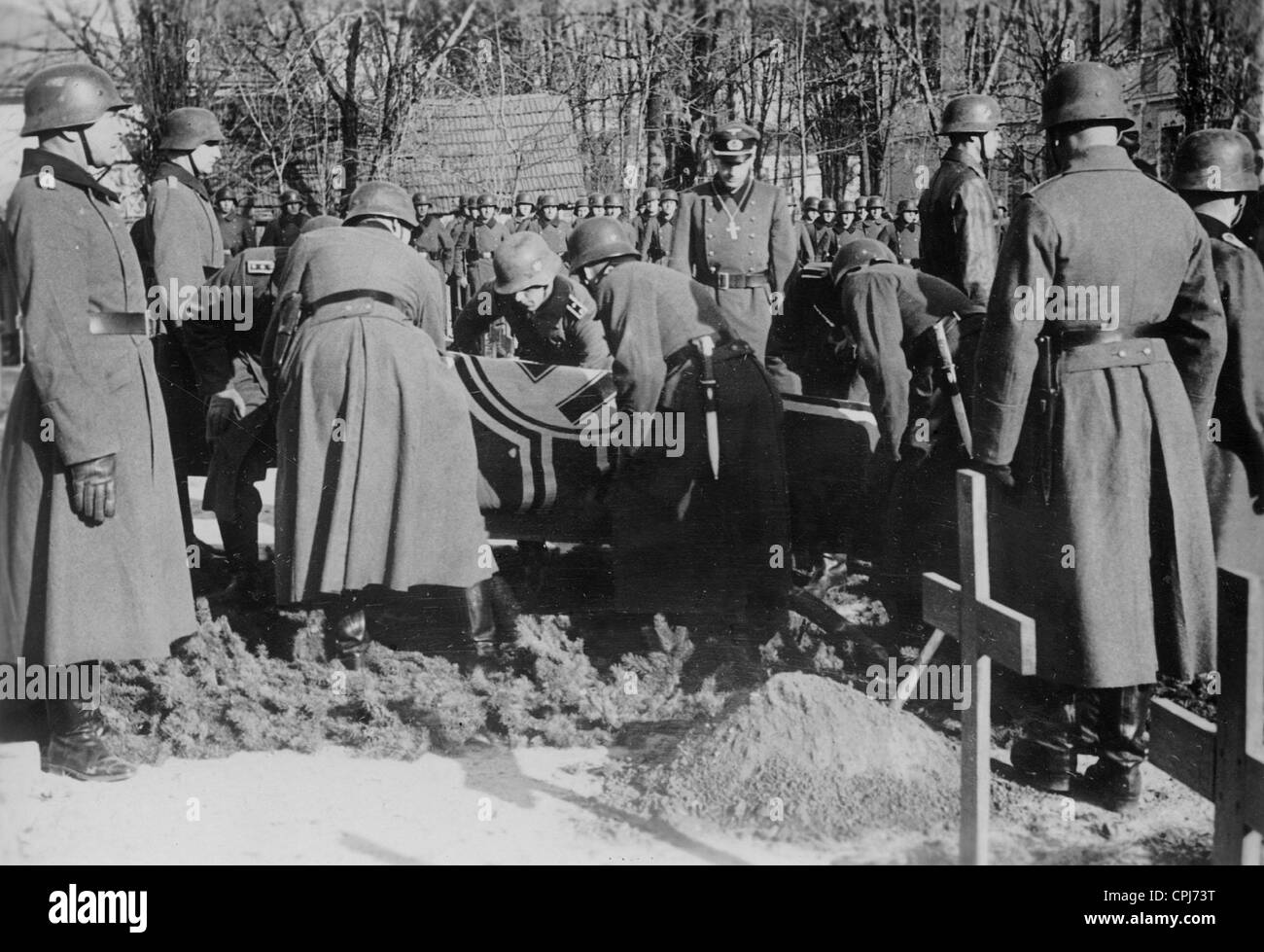 The funeral of General von Briesen, 1941 Stock Photo - Alamy