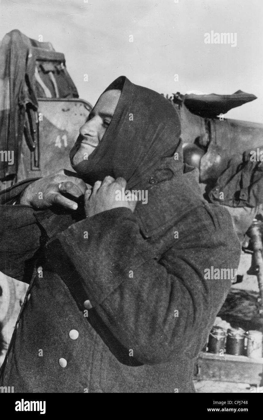 German soldier on the Eastern Front, 1941 Stock Photo - Alamy