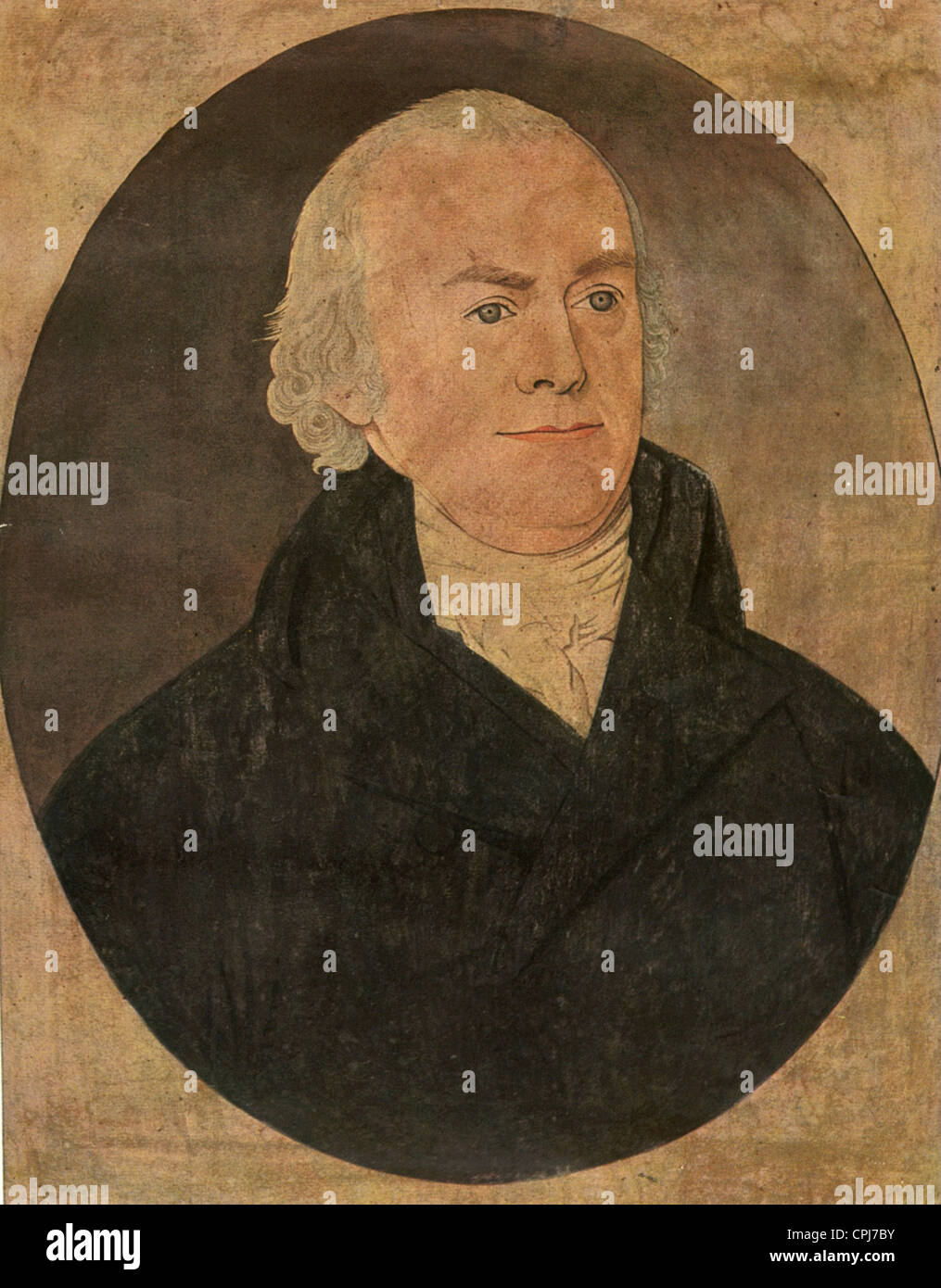 Samuel Hahnemann around 1800 Stock Photo