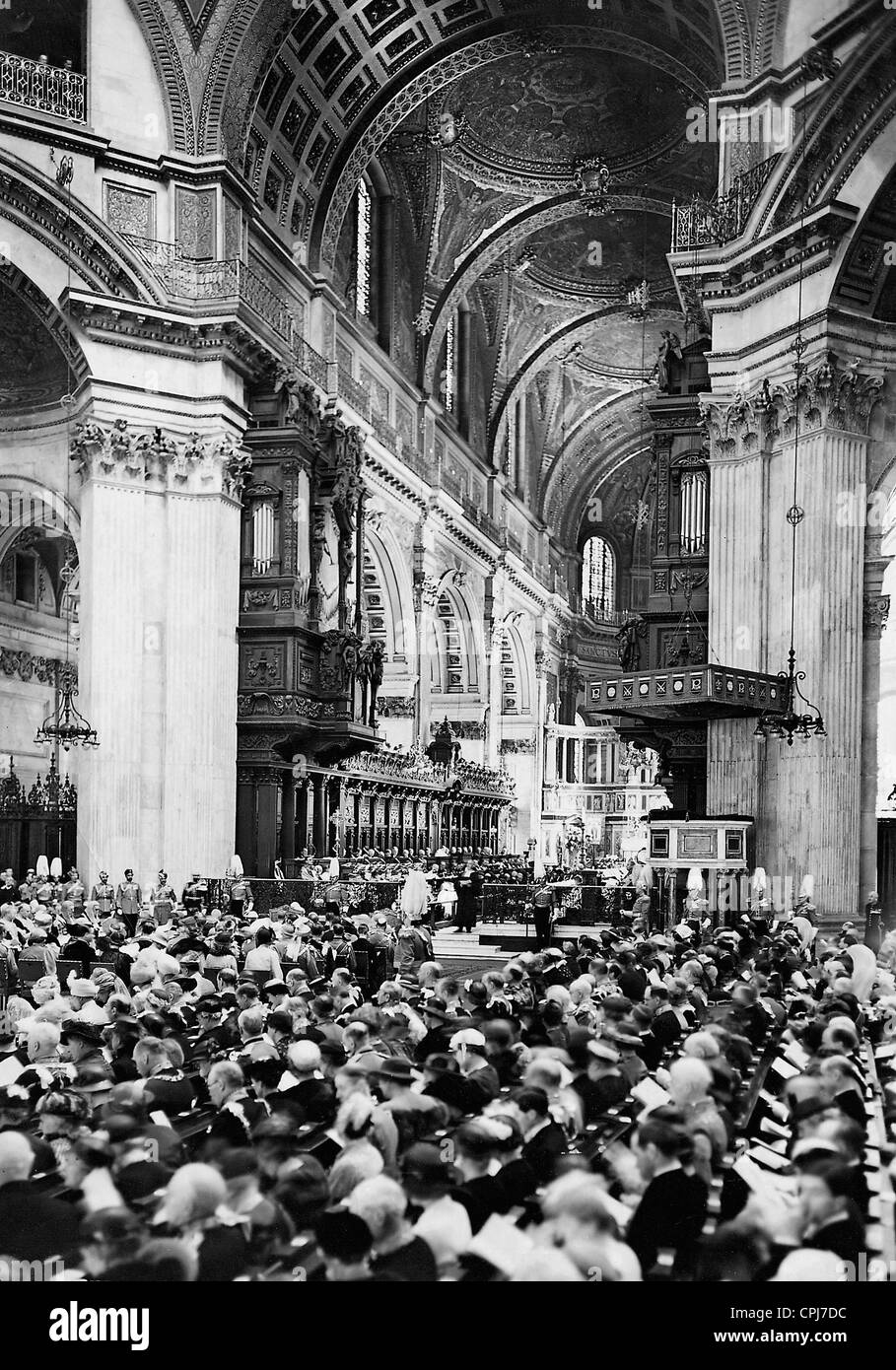 Silver Jubilee of George V in St. Paul, 1935 Stock Photo