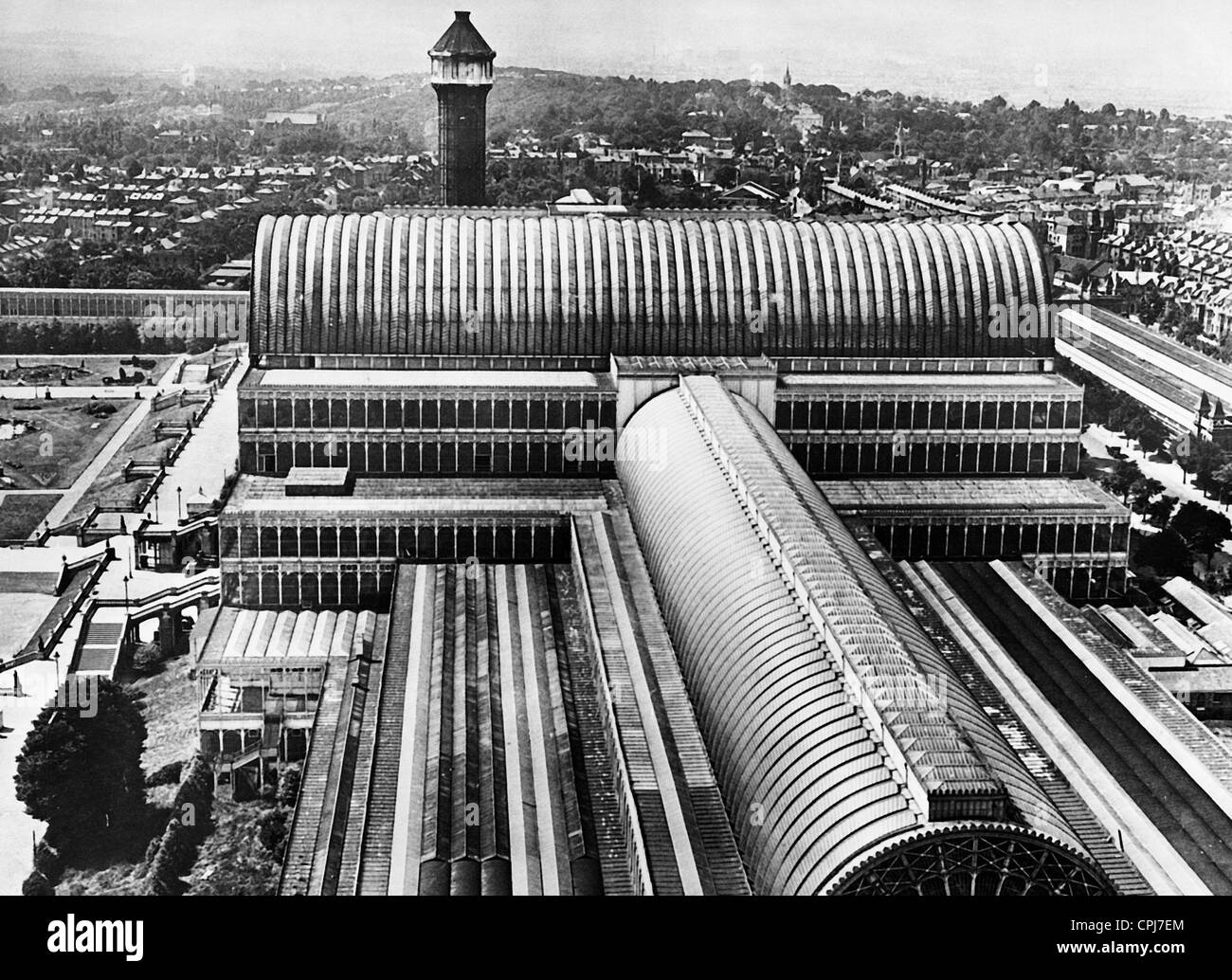 The Crystal Palace in London, 1936 Stock Photo