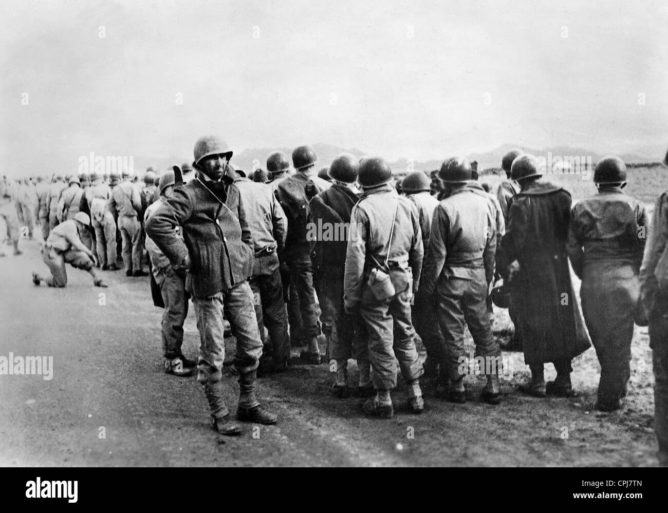American prisoners of war in Tunisia, 1943 Stock Photo