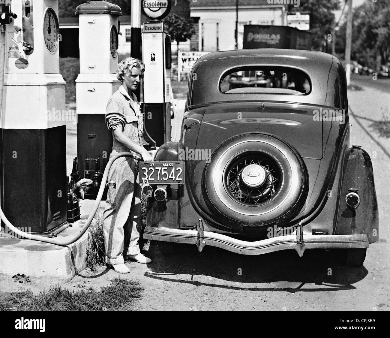 Female station attendant hires stock photography and images Alamy