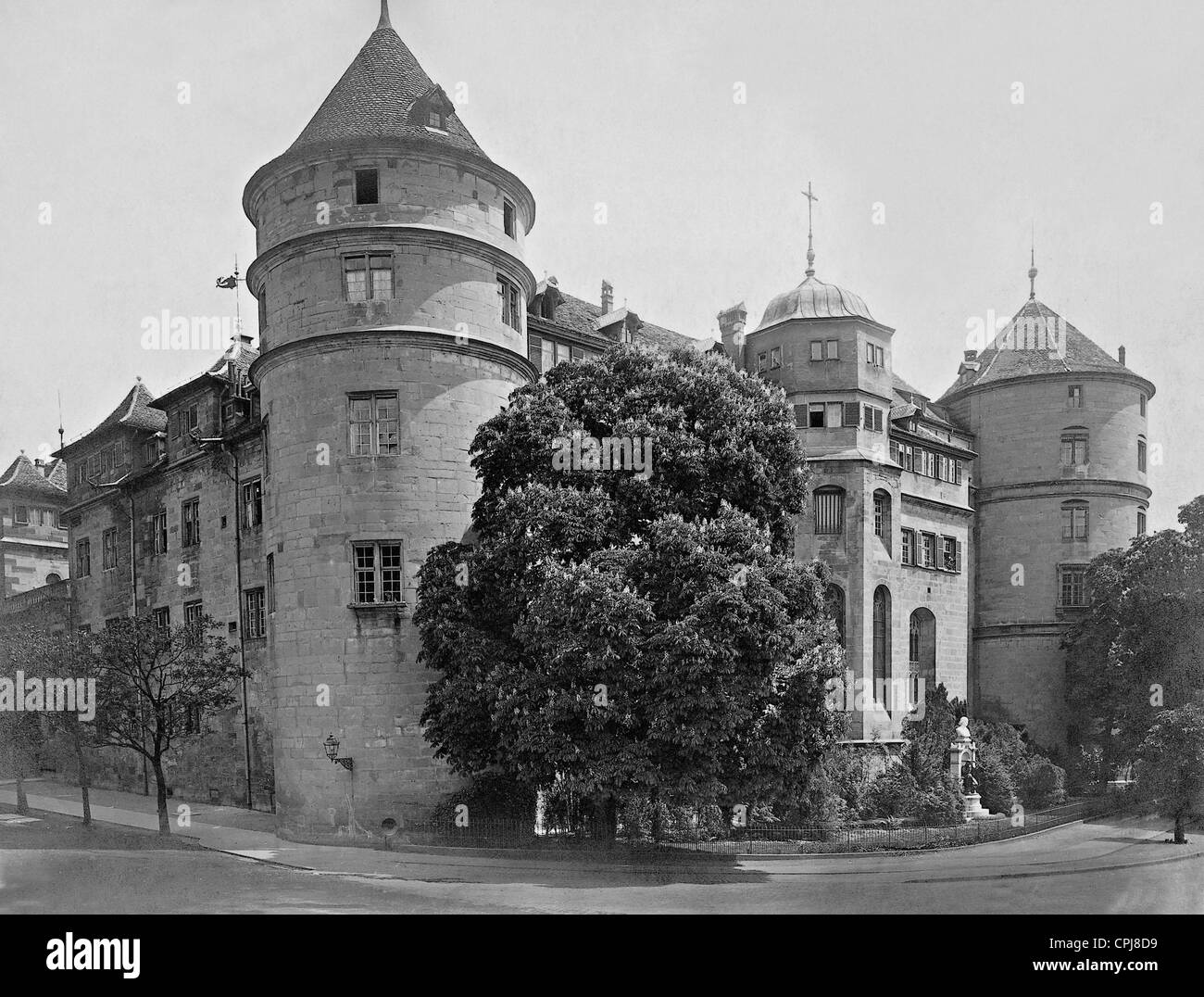 Old Castle in Stuttgart Stock Photo