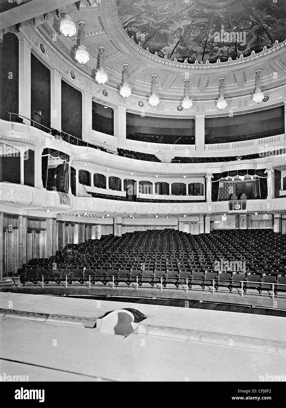 Grosses Haus Of The Koenigliche Hoftheater In Stuttgart Stock