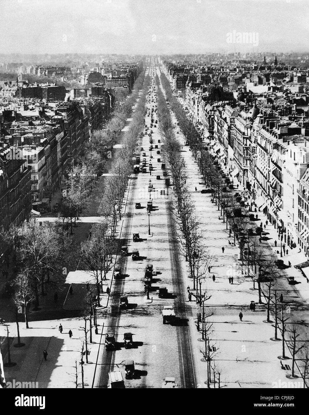 Avenue de Neuilly, 1934 Stock Photo